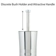 thumbnail image 5 of Bath Bliss Stainless Steel Toilet Brush and Holder in Two Tone, 5 of 6