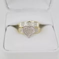 thumbnail image 2 of Hitanshu Jewels Matching Couple Rings Set 14K Yellow Gold Finish Round Cut CZ Gift for Husband & Wife, 2 of 6