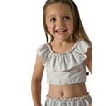 thumbnail image 3 of Modern Moments by Gerber Toddler Girl Swimsuit with Neck Ruffle, 2-Piece, Sizes 12M - 5T, 3 of 19