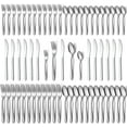 thumbnail image 1 of BEWOS 60-Piece Silverware Set, Stainless Steel Silverware Sets for 12, Forks Spoons and Knives Set, Cutlery Set, Mirror Polished Flatware Set, Dishwasher Safe Kitchen Utensils Set for Home, Restaurant, 1 of 8