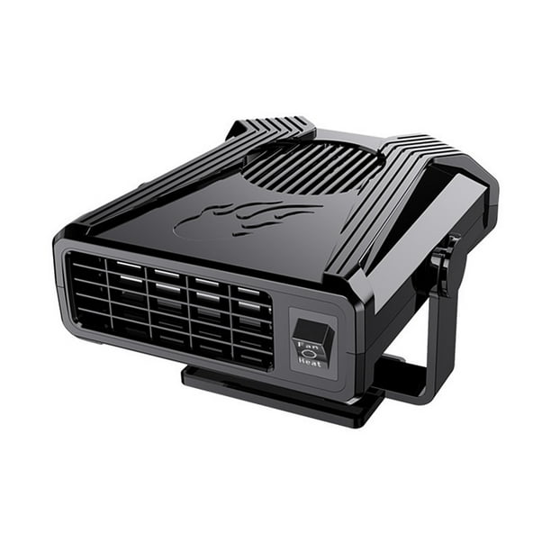 Calentador de coche eléctrico 12V 24V DC ventilador de calefacción de descongelación RV camión calentador de salpicadero de coche funcionamiento silencioso ventilador de parabrisas descongelación 24V AweSitey VI001628-02B