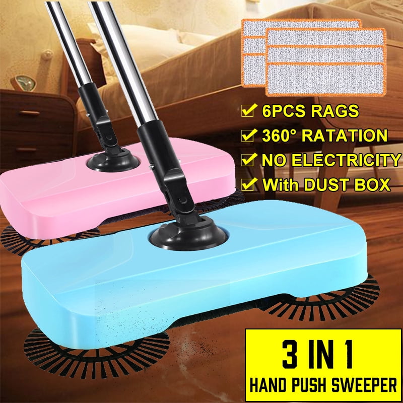 Push Broom Sweeper 360 Degree Rotary 