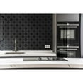thumbnail image 4 of Siena 5.35 in. x 5.35 in. Glossy Black Ceramic Star-Shaped Wall and Floor Tile (5.37 sq. ft./case) (27-pack), 4 of 5