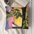 thumbnail image 3 of YINGXI Throw Pillow Covers Pillow Cases Vintage Cafe Decorative Cushion Cases for Sofa Couch Living Room 18x18in, 3 of 5