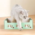 thumbnail image 4 of Foldable Disposable Cat Litter Box Pet Sand Box Container Kitten Travel Toilet Anti-splash Waterproof Large Space Cat Bedpan, 4 of 9