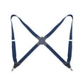 thumbnail image 1 of Xingzhi Style avec Bretelles Ajustables pour Hommes pour Toutes Occasions Taille Ajustable Bleu Foncé, 1 of 6
