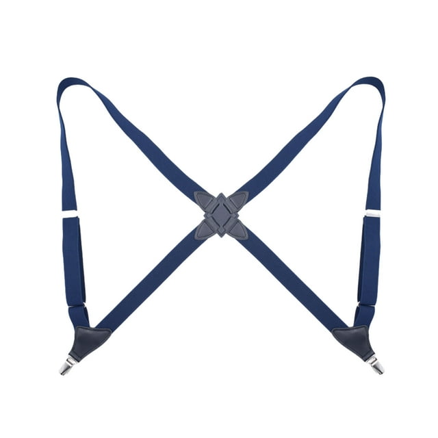 Xingzhi Style avec Bretelles Ajustables pour Hommes pour Toutes Occasions Taille Ajustable Bleu Foncé