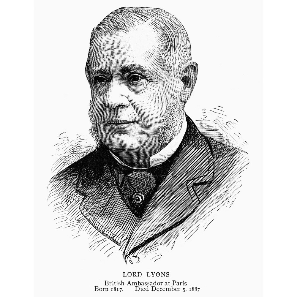 Richard Lyons (18171887) N1St Viscount Lyons British Diplomat And