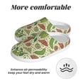 thumbnail image 6 of KLL Finger Lime Fruits Pattern Adult Unisex Cozy Slippers,Fuzzy Slip-on Slippers TPR Sole Slippers Comfort Plush Home Footwear for Indoor & Outdoor-11, 6 of 7