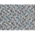 thumbnail image 2 of Zelouf Floral Lace Print  , Sewing, DIY, Crafts Fabric by the Yard, 967 Blk/purp, 1 Yard, 2 of 2