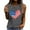 Gray, variant on Inverlee 4th of July Tank Tops for Women Funny American Flag Print Patriotic Tshirts Elegant Sleeveless Tees Lightweight Crew Neck Blouses Tops Work Blouses for Women