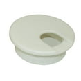 thumbnail image 2 of 2IN CUT-HOLE SIZE White Round Wire Management Grommet with Removable Lid, 2 of 2