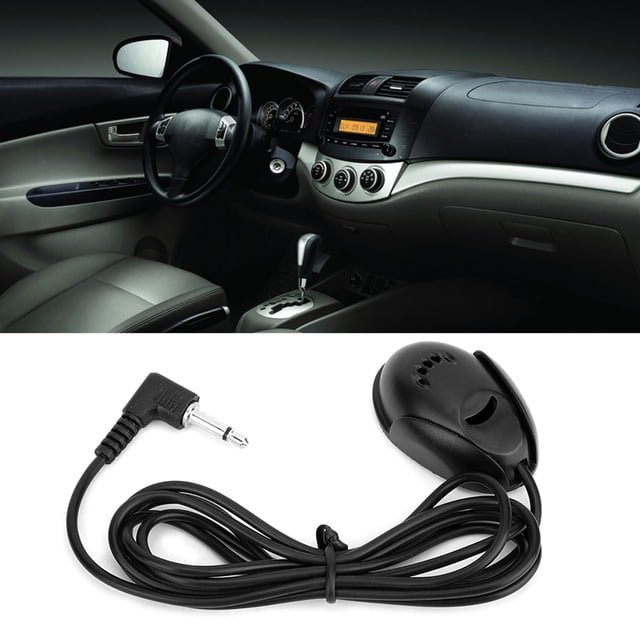 Micrófono para coche, mini micrófono externo de audio de 3,5 mm para coche, micrófono para coche con Bluetooth, tecnología avanzada