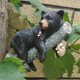 thumbnail image 4 of Simulation Animal Ornaments Black Bear Hugging Tree Statue Courtyard Outdoor Decoration Simulation G, 4 of 5