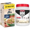 Muscle Milk Protein Powder Vanilla and Quaker Instant Variety Oatmeal
