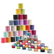 60 Pcs Multicolor Sewing Thread Set - 28 Pcs Under Thread & 32 Pcs Surface Thread for Hand & Sewing Machine - High-Quality Thread for Sewing Projects