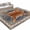 Navy, Orange, Cream, Grey, variant on 2x3 Ft Entryway Area Rug, Tiger Retro Kitchen Rug Runner Washable Floor Mat, Bohemia Orange Ethnic Floral Vintage Animal Non Slip Indoor Door Mat Throw Carpet for Bathroom Living Room Bedroom