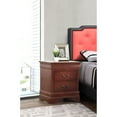 thumbnail image 5 of Louis Philippe 2-Drawer Cherry Nightstand (24 in. H X 22 in. W X 16 in. D), 5 of 5