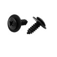 thumbnail image 3 of Unique Bargains 4pcs Black Spring Metal U-type Clips with Screws Car Fender Trim Panel Fasteners, 3 of 3
