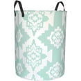 thumbnail image 2 of Panier à Linge Imprimé à Carreaux Marocains pour Rangement, Jouets, Cadeaux, Chambre, 2 of 8