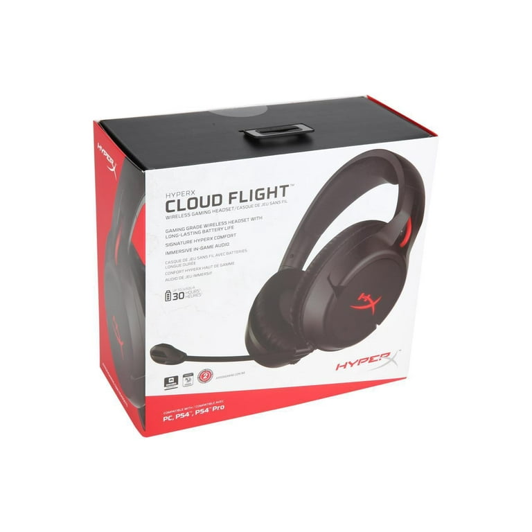 Wireless Gaming Headset for PS4 and PC - HyperX Cloud Flight 