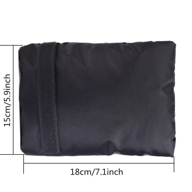 Housse de Robinet d'Extérieur pour Protection contre le Gel Hivernal, Design à Enfiler avec Sangle Ajustable, Tissu Bleu, 18 x 15 cm, Petit 22 x 18 cm, Moyen 51 x 20 cm, Grand
