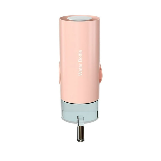 Greeniant Jaula para mascotas dispensador de agua colgante desmontable Universal recargable lavable hogar ABS alimentador fuente accesorios Suministros de alimentación y agua para mascotas Rosa 700ml Greeniant PT005005-07B