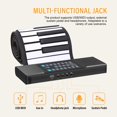 KONIX 88 Keys Roll Up Piano, Upgraded Portable Hand Roll Piano Keyboard