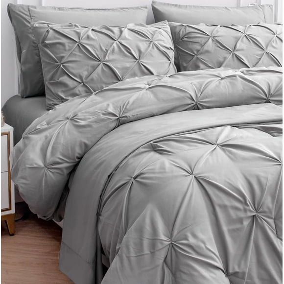 Queen Comforter Set - Pieces Bed in a Bag - Bedding Set with Comforters Sheets Pillowcases Shams Queen Size Bedding Set