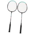 thumbnail image 3 of 2PCS Badminton Rackets Iron Alloy Frame Integrated Shuttlecock Racquets for Outdoor Sports, 3 of 14