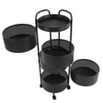 thumbnail image 3 of Vegetable Standing Shelf, Rotating Storage Rack Strong Bearing Capacity Carbon Steel  For Living Room, 3 of 8