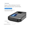 thumbnail image 5 of Time Clock,Employee Work Equipment Biometric Fingerprint Attendance Machine, Intelligent Fingerprint Attendance Machine Clock In Recorder ,Easy Operate, 5 of 5