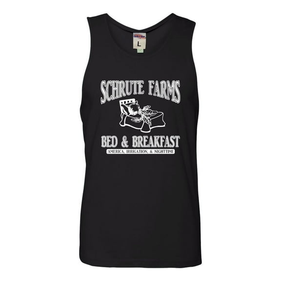 Adult Room Themes Schrute Farms Bed & Breakfast Sleeveless Tank Top Cotton T-Shirt