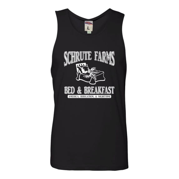 Adult Room Themes Schrute Farms Bed & Breakfast Sleeveless Tank Top Cotton T-Shirt