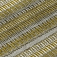 thumbnail image 5 of 8' X 10' Coffee And Taupe Striped Washable Indoor Outdoor Area Rug, 5 of 5