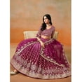 thumbnail image 2 of Latest South Asian Wear Style Bridal Wear Beautiful Lehenga Choli Outfits Collection ( Wine, XXS - 34 ), 2 of 6