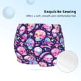 thumbnail image 2 of Pofeuu Skull mushroom colorful cute Print Soft Cotton Girls Boyshort panties Toddler Underwear-X-Large, 2 of 5