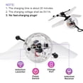 thumbnail image 5 of Bola voladora luminosa, juguete volador Spinner volador Bola voladora Helicóptero Avión teledirigido Drone Juegos para niños Regalo de cumpleaños interior al aire libre, 5 of 5