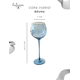 thumbnail image 2 of Juego de 4 copas Bruna azul filo oro, 2 of 6