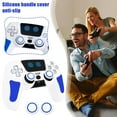 thumbnail image 3 of Compatible with PS5 Controller Silicone Handle Cover with Touchpad Sticker Anti-Slip Sweat-Proof Protective Grip, 3 of 6
