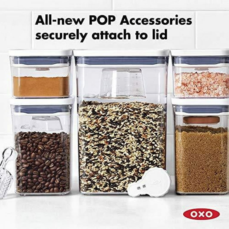 OXO SteeL POP .2-qt. Mini Square Food Storage Container