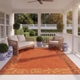 thumbnail image 3 of Safavieh Courtyard Daniel Oriental Indoor/Outdoor Area Rug, Terracotta/Natural, 5'3" x 7'7", 3 of 11