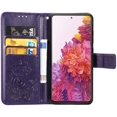 thumbnail image 4 of COTDINFOR Compatible avec Galaxy S20 FE 5G Étui Portefeuille en Cuir Design en Relief PU Premium Fermeture Magnétique, 4 of 5