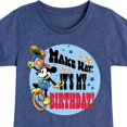 thumbnail image 3 of Disney - Mickey - Make Way It's My Birthday - Youth Girls Short Sleeve Graphic T-Shirt, 3 of 5