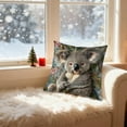 thumbnail image 6 of Eolstice Short Lint Pillow Cover with Cute Embroidery Design, Decorative Throw Pillowcase for Sofa and Bedroom, for Home Decoration, Living Room Accents, Personal Use(A), 6 of 6