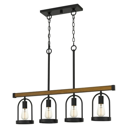 

Ashley Harbour Ari 4-Light Matte Black Island Chandelier