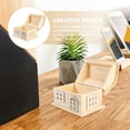 thumbnail image 2 of IFANLANDOR Outdoor Storage Box Beige Wood 1Pack Organization Holder for Home Decor, 2 of 5