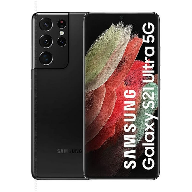Samsung, Restored Galaxy S21 Ultra 5G, 128GB Phantom Black