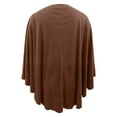 thumbnail image 5 of CAIVO Women Soft Open Front Poncho Sweater Shawl Front Knit Lightweight Travel Solid Color Autumn Winter Classic Wear, 5 of 5