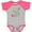 Baseball Heather and Hot Pink, variant on Inktastic My Aunt and Uncle Love Me Boys or Girls Baby Bodysuit